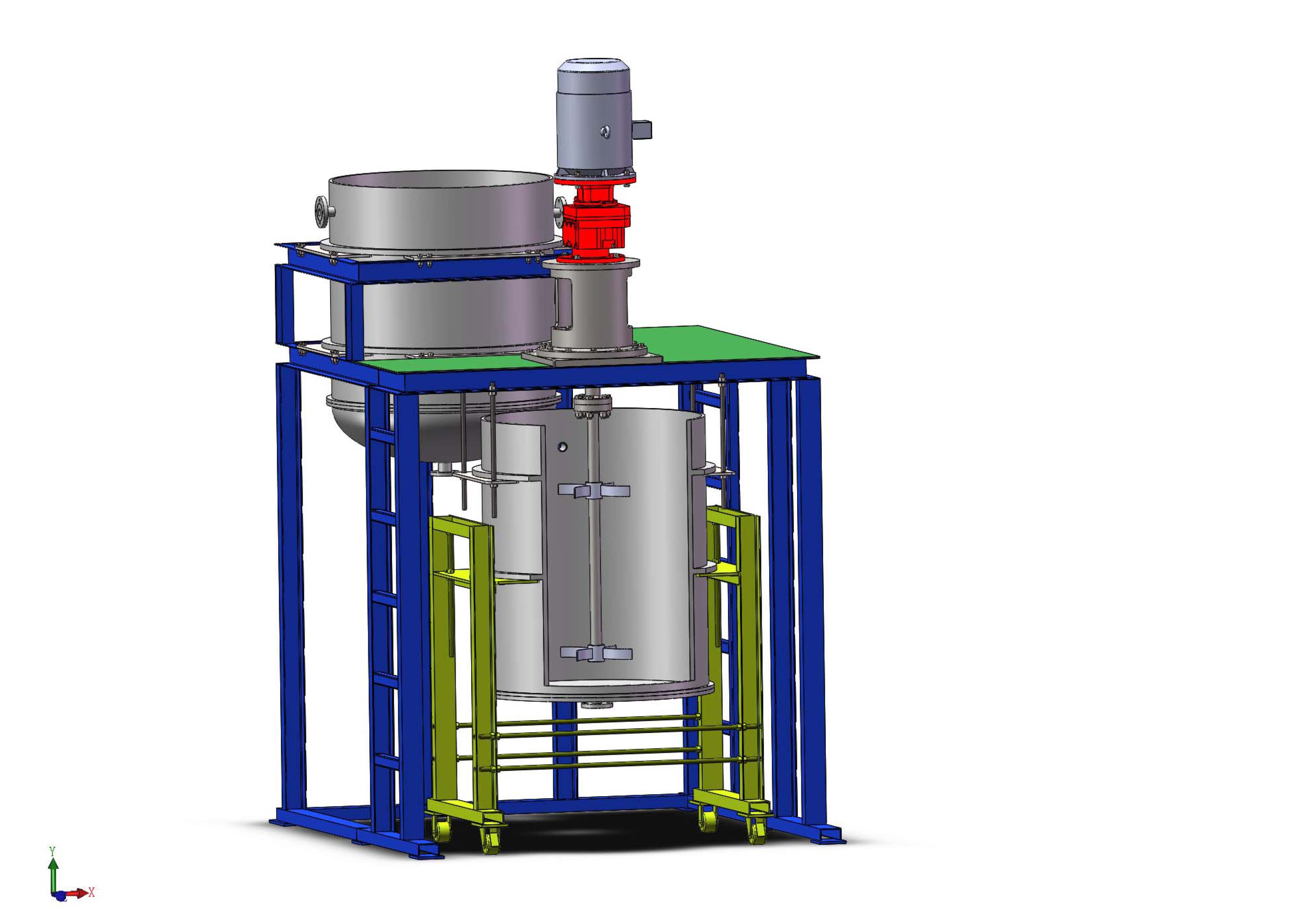 Agitadores misturadores de tanque de detergente industrial para tratamento de água em aço inoxidável 